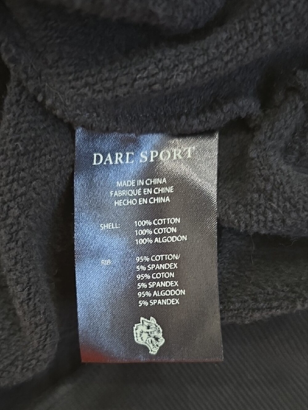 Darc Sport Black 'Wolves' Graphic Crewneck Sweatshirt - M - Picture 8 of 11